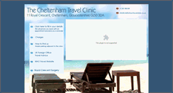 Desktop Screenshot of cheltenhamtravelclinic.co.uk